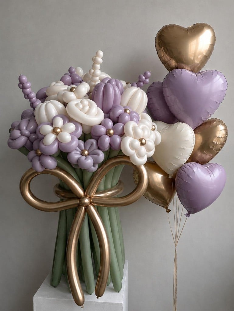 Lavender Bloom — Luxury Garden Balloon Bouquet by Balloons by H